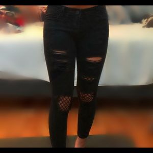 Fish Net Jeans
